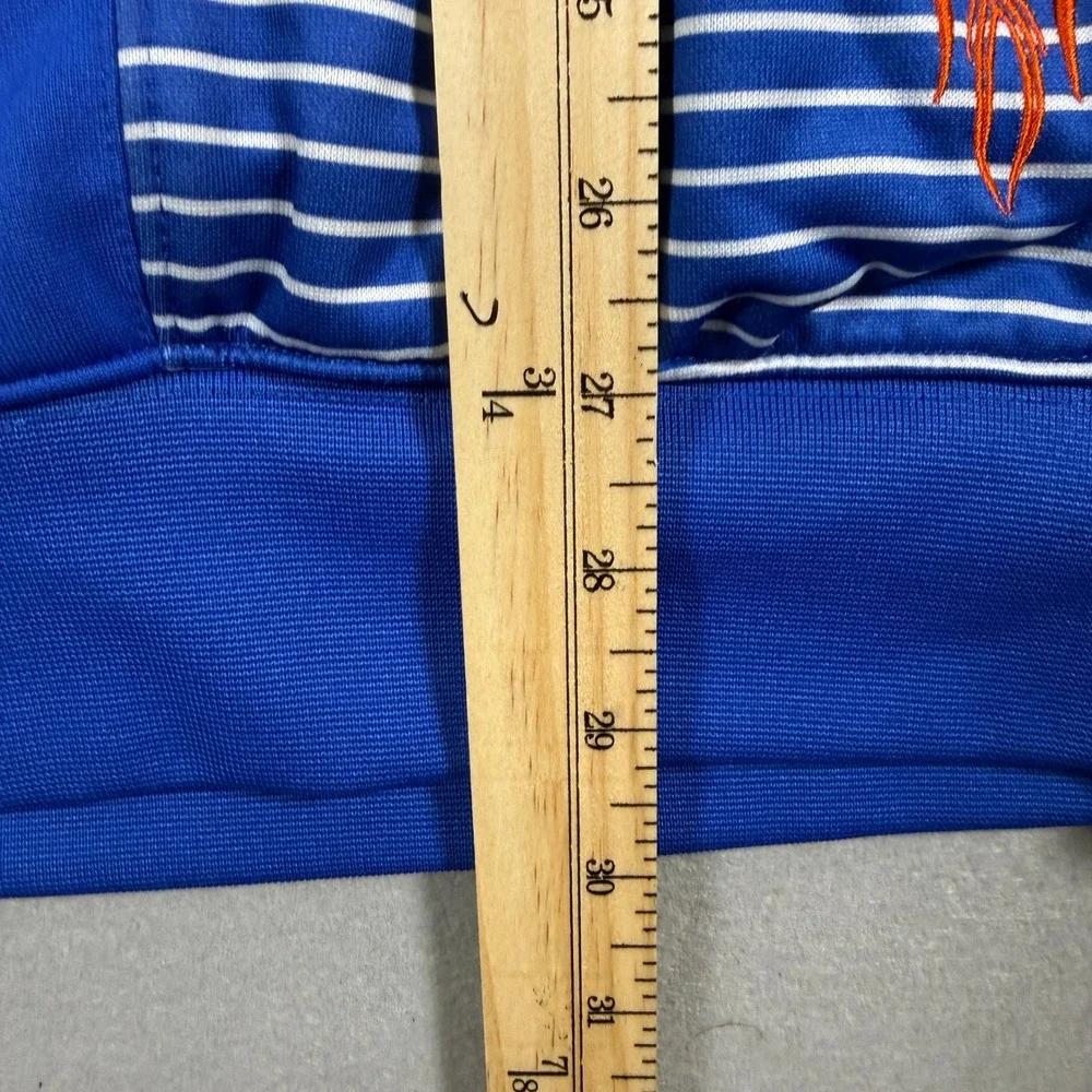 Jordan‎ Melo M7 Hoodie Mens XL Blue Striped Pullover Jumpman Performance Y2K